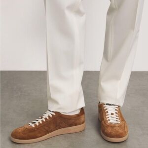 SANTONI Suede DBS Olympic Sneakers